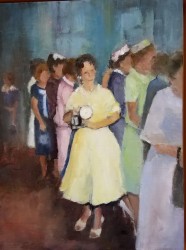 Lunch Line 1957  (Sold)